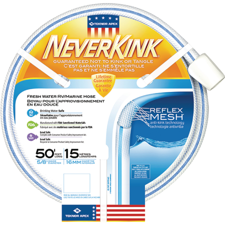 Teknor Apex Neverkink Water Hose 5/8" x 75' 860275